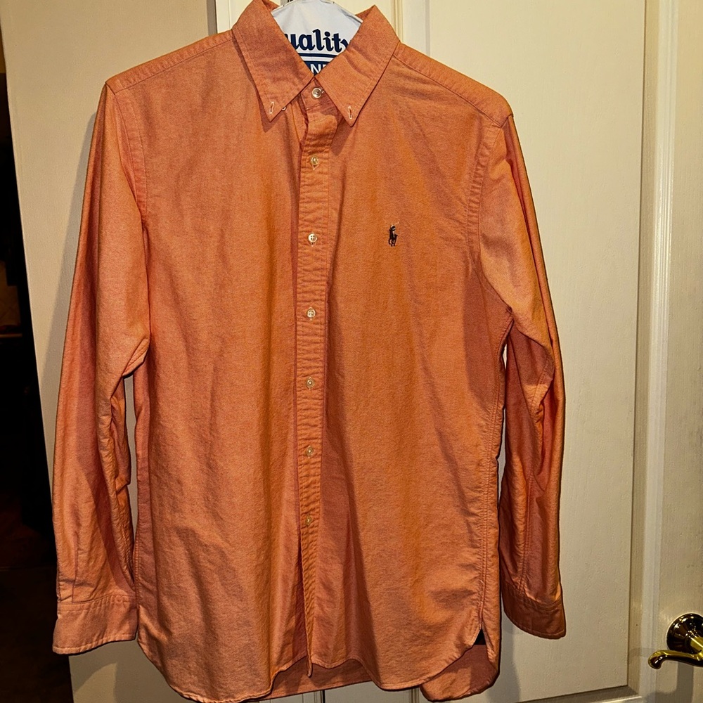 Ralph Lauren Peach Casual Button Down Shirt